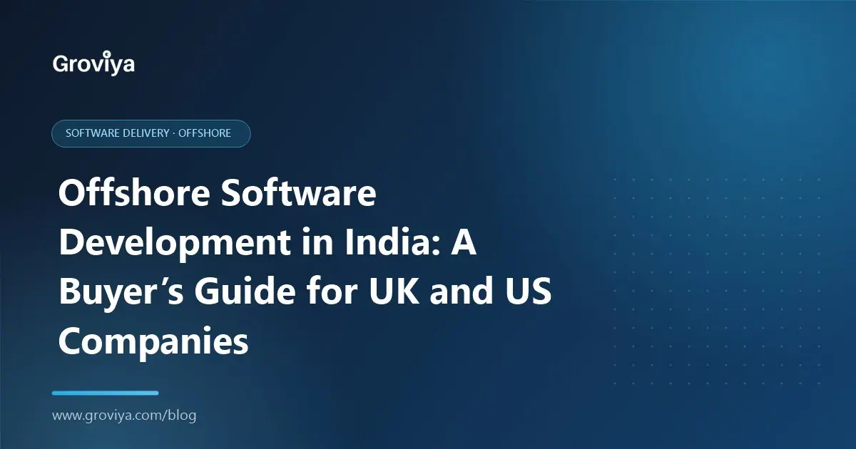 Illustration of a distributed software team collaborating between India, the United Kingdom and the United States